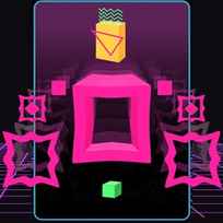 Big Neon Tower vs Tiny Square