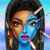 Blue Girls Makeup