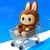 Labubu Rides a Cart