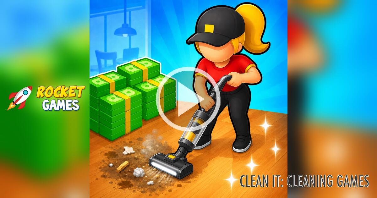 Clean It: Cleaning Games 🕹️ Play Now for Free | RocketGames