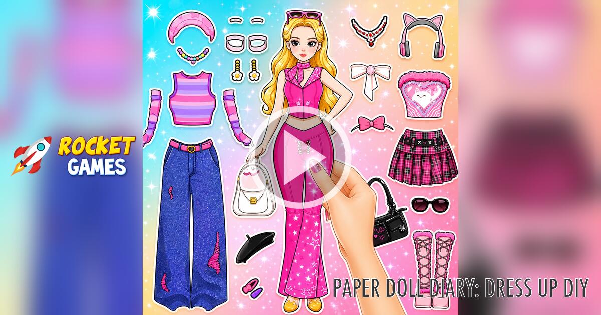 Paper Ragdsoll Paper Doll Diary: Dress Up DIY 🕹️ Play Now for Free | RocketGames